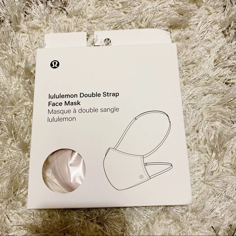 Lululemon • Double Strap Face Mask *Misty Pink*
